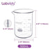 4pcs 500ml Upgraded Thick Glass Beakers, Griffin Low Form Beaker Set with Double Scale, 3.3 Boro