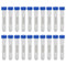 Centrifuge Tubes 10ml Round Bottom Plastic Test Tube Vials with Graduation and Writing Area, Pack of 20