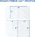 Samsill 50 Pack Ultra Clear 4x6 Photo Album Pages for 3 Ring Binder, Archival Photo Sleeves, 300 Total Photos