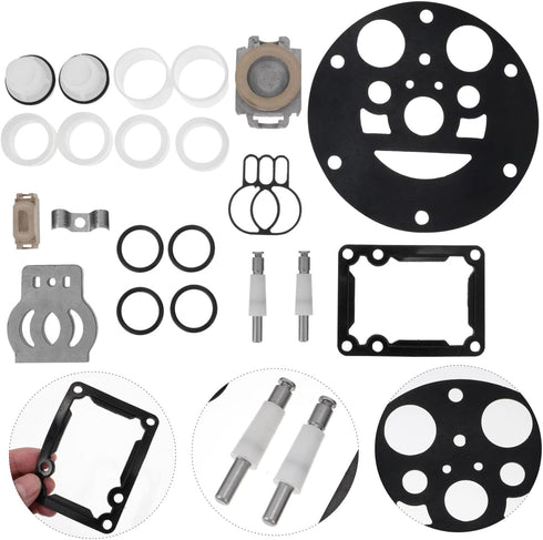 1 Set Pump Maintenance Kit Air Fittings Pneumatic Diaphragm Pump Tool Air Diaphragm Pump Parts Tool Diaphragm Pump Repair Kit Portable Air Valve