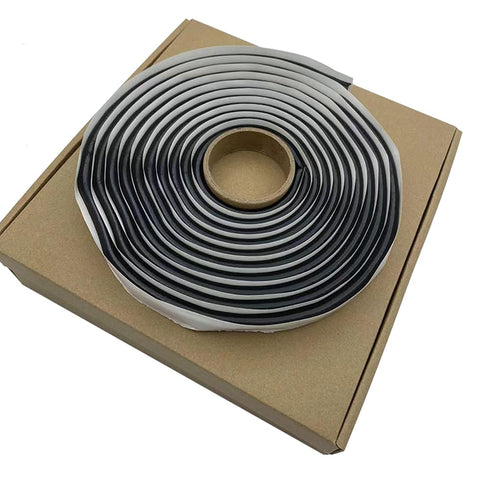 Coitak Butyl Sealant Putty Tape, Diameter 3/8" x 13 Feet Extra Thick Rubber Sealant for Leak Proof RV Repair