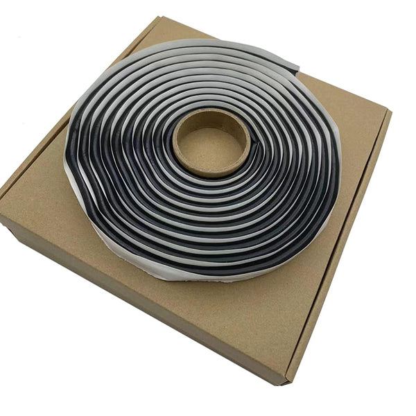 Coitak Butyl Sealant Putty Tape, Diameter 3/8" x 13 Feet Extra Thick Rubber Sealant for Leak Proof RV Repair