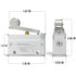 TAILONZ PNEUMATIC 2 Position 2 Way 1/8 Inch roller pneumatic mechanical valve Normally closed roller type on-off valve MOV-02