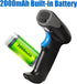 Rabitpos 1D 2D 2.4G CMOS QR Code Scanner with Foldable Stand, Barcode Scanner Wireless & USB Wired Connection, Handheld
