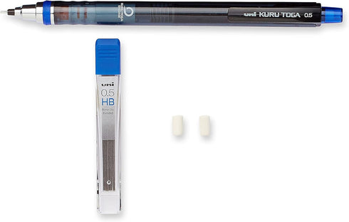 uni-ball KuruToga Mechanical Pencil, 0.5mm, HB #2, 1 Count by Uni-Ball