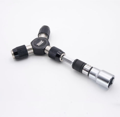 711L Hex Bit and Square Drive Socket 2 in 1 Extension, Swap Sockets for Screwdriver Bits with a Flick - 2PCS
