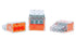 IDEAL Electrical 30-1033P Orange in-Sure Push-in 3-Port Connectors, 100-Pack