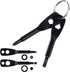 Portable Keychain Screwdriver, Wisdompro 4-in-1 Multifunction Repair Tool Pocket Set with Phillips, Slotted, Hex Wrench