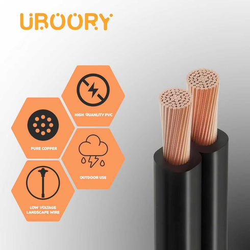14/2 14 2 50 Low Voltage Landscape Wire, Gauge Conductor Feet, Outdoor Direct Burial Electrical Wire
