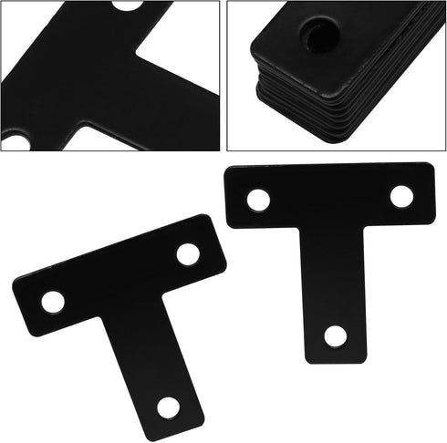 20 1.57 1.57 Inch Bonsicoky Stainless Steel T Bracket Corner Brace, Pcs x Corner Braces, Sturdy Flat Angle Brackets
