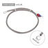 MECCANIXITY K Type Thermocouple Temperature Sensor PT100 6mm Ring High Temperature Probe 3.3ft Wire 0 to 600°C(32 to 1112°F) Stainless Steel