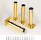 Masendelk Gold Furniture Legs 5 Inch / 130mm, 4pcs Modern Sofa Legs Cabinet