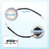 BTFO 2pcs Bulbs, 12V 1.5W 68mm Bulbs 6500K Closet Range Hood Light DC LED Range Hood Appliance Replacement Light