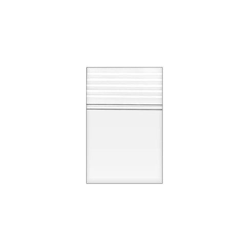 DiRose Pack of 1000-1x1 2 mil Clear Reclosable Zipper Plastic Bags, Resealable Zip Top Lock for Storage