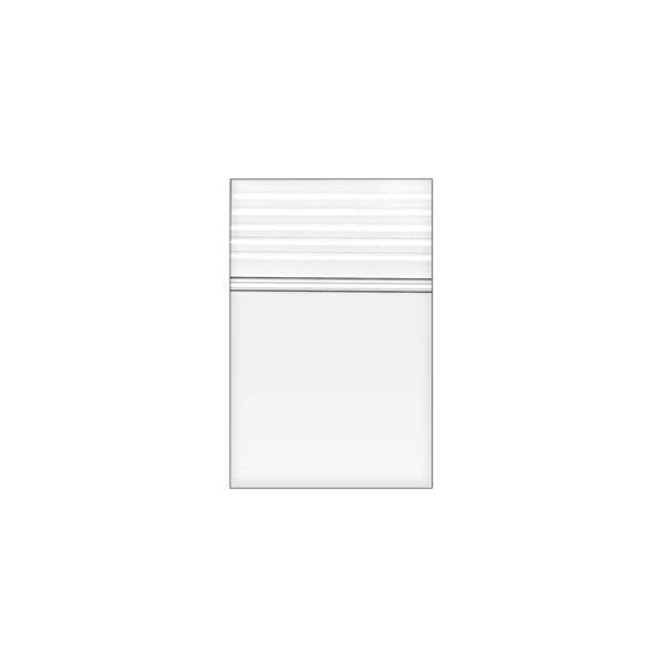 DiRose Pack of 1000-1x1 2 mil Clear Reclosable Zipper Plastic Bags, Resealable Zip Top Lock for Storage