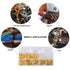 315PCS Quick Splice Male and Female Wire Spade Connector Crimp Terminal Block Assortment Kit with Insulating Sleeve