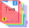 Forvencer 8 Pack Dividers with Pockets, 8 Tab Dividers for 3 Ring Binder, Premium Quality