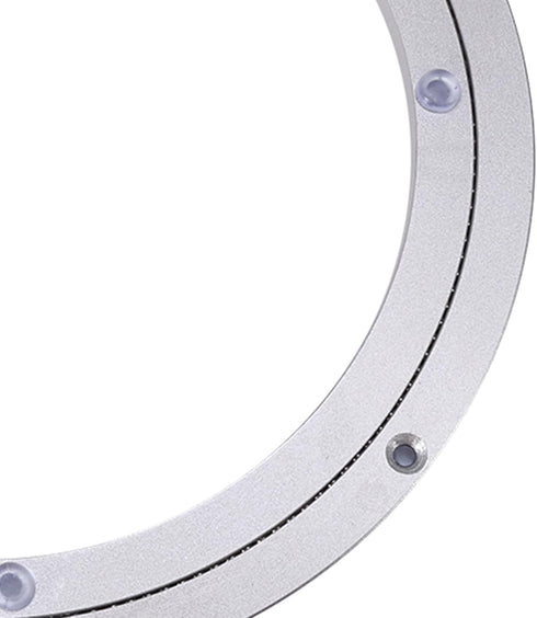 ChiweiJ (10 inches*H8.5MM) Heavy Duty Aluminium Alloy Rotating Bearing Plate, Round Table Turntable for Dining Cake