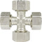 Maxline Multi Directional Cross Fitting, 1/2" Tubing Compressed Air Piping M8041
