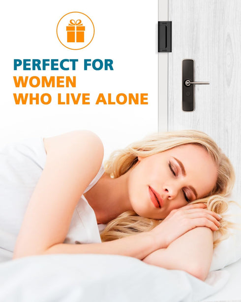 800 lbs Home Security Door Reinforcement Lock - Child Proof Door Locks for Front Door Child Safety Lock High Door Locks