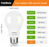 YukiHalu LED Amber Light Bulbs, A19 1800K E26 800Lm, 60W Equivalent Soft Warm Sleep Light Bulbs, 2-Pack for Baby Nursery