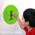 Dry Erase Circle Dots, 12 Pack Whiteboard Table Stickers for Home School Classroom Desks, Removable Wall Decals