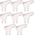 Gosknor 8pcs Paper Towel Dispenser Keys, Iron Toilet Paper Holder Opener Tissue Dispenser