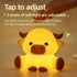 Znpum Dimmable Highland Cow Night Light, Huggwaii Squishy Silicone Lamp for Kids - Touch Sensor Cute Animal Lamp, Soft
