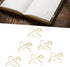 Zerodis Airplane Shaped Paper Clips, 100Pcs Mini Cute Paperclips for Document Sorting and Organizing at Office, School,