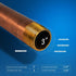 Everflow Supplies NPBR3040 4" Long Brass Nipple Pipe Fitting, 3" Nominal Diameter and NPT Ends