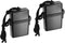 PATIKIL Waterproof ID Card Badge Holder: 2 Pack Floating Sports Case with Lanyard, Buoyant Case Box, Black