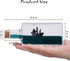 XEXBMNA Unsinkable Black Pearl Pirate Wavey Boat Toy Model Desk Acrylic Paperweight Liquid Wave Decorations for Car