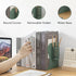 Kingsmile Metal Bookends, Heavy Book Stopper for Shelves, Removable Pen Holder for Kids Room and Office