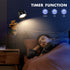 Racokky 3000mAh, 3 Dimmable 360 LED Wall Lights with Remote, RGB Rechargeable Wall Mounted Reading Sconces Lamp Colors