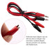 Multimeter Leads, Electrical Test Lead Kit: Banana to Alligator Clips, Plugs, and Mini Hooks Set (3 Pair)