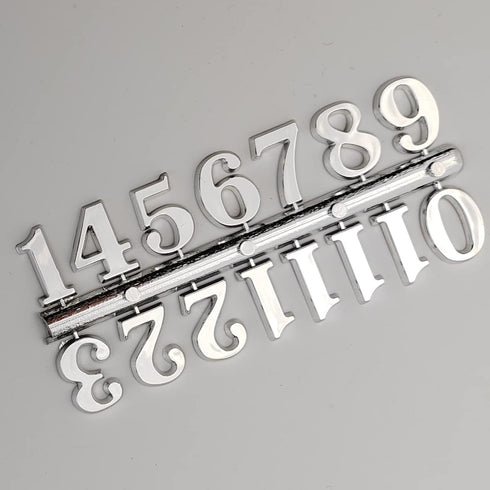 GXXMEI 18Sets Clock Numerals Kit, DIY Digital Clock Numbers for Design Replacement Repairing Clock Accessories