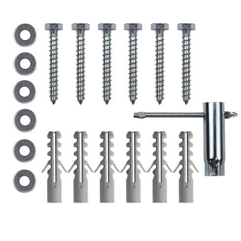 Drywall Anchors for TV Mount - Lag Bolt Kit with Concrete Wall Anchors M8 Lag Bolts