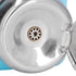 200ml Press Type Solvent Dispenser, ESD Anti Static Bottle with Stainless Steel Lid, Blue