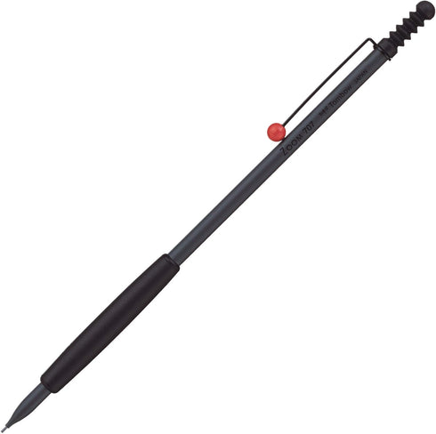Tombow Pencil ZOOM 707 Mechanical Pencil, 0.5, Gray/Black