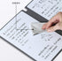 Portable Whiteboard Notebook Erasable Dry Wipe Surface Foldable Dry Erase Notepad for Work, School, and Home Black,Blue,Grey by Holiberty