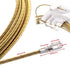Electrical Wire Threader 4mm - 3 Cores Cable Puller Tool for Right Angle Pipe and Wall Slot
