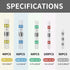 350 Pcs Solder Seal Wire Connectors Heat Shrink Butt Connectors Kit Marine Waterproof Wiring Electrical Cable Splice