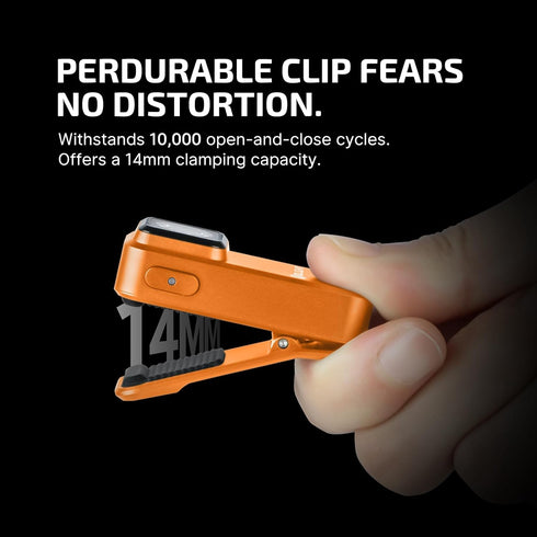 300 OLIGHT Oclip Rechargeable EDC Flashlight Lumens Dual Sources Compact Pocket Clip Light, Convenient USB C Charging