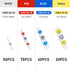 TICONN 200 Pcs Waterproof Solder Seal Wire Connectors, Heat Shrink Butt Connectors, Insulated Electrical Wire