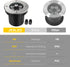 6W 12V 24V 3000K IP67 (2 Pack) JESLED Outdoor Landscape Lights, LED In Ground Well Lights, Warm White, Waterproof Low
