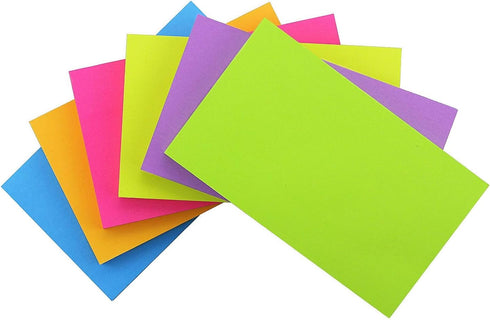 Early Buy Sticky Notes, 6 Bright Color 3 in x 5 in Self-Stick Notes, 70 Sheets/Pad