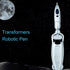 Transformers Cool Silver Pen Transforming Robotic Ballpoint Pen 2007