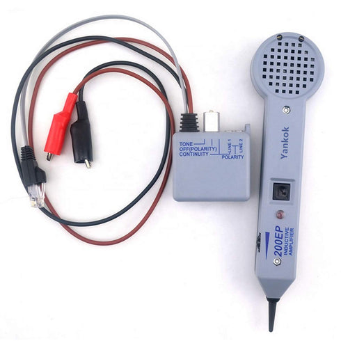 200EP Tone Probe with 77HP Generator Kit - Inductive Amplifier Wire Cable Tracer with Integrated LED Flashlight