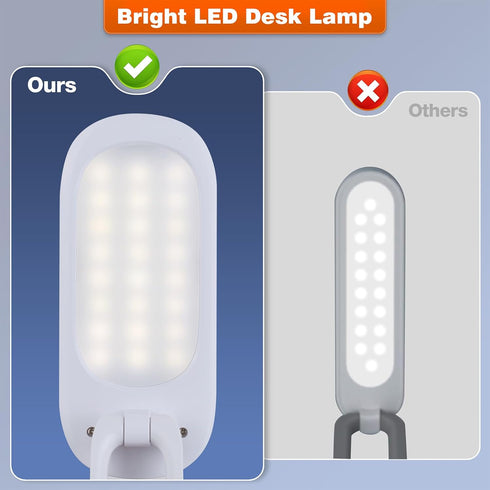 Frog department store 3 180 Foldable LED Desk Lamp, Rechargeable Battery Operated Portable Light with Brightness