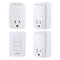 BN-LINK Mini Wireless Wall-Mounting Remote Control Outlet Switch Power Plug in for